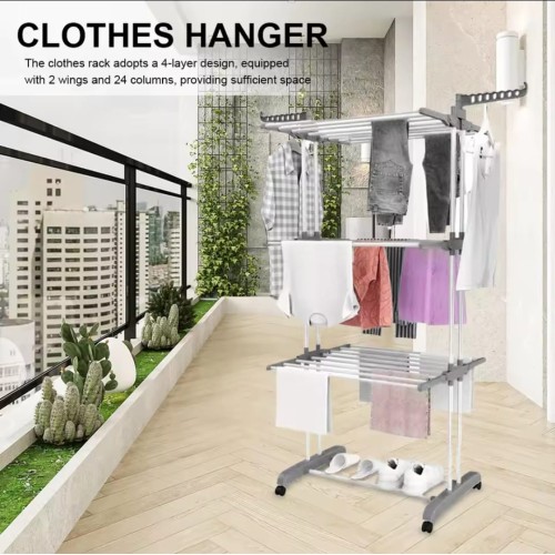 3-Layer Portable Cloth Drying Rack 3-Layer Portable Cloth Drying Rack
