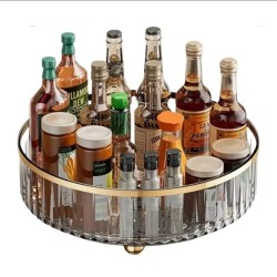 360-Degree Rotating Turntable Organizer