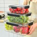 3pcs Acrylic Food Storage Containers – For Fruits & Veggies 3pcs Acrylic Food Storage Containers – For Fruits & Veggies