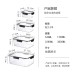 4pcs Transparent Sealed Refrigerator Food Container Set 4pcs Transparent Sealed Refrigerator Food Container Set