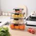 4pcs Transparent Sealed Refrigerator Food Container Set 4pcs Transparent Sealed Refrigerator Food Container Set