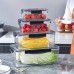 4pcs Transparent Sealed Refrigerator Food Container Set 4pcs Transparent Sealed Refrigerator Food Container Set