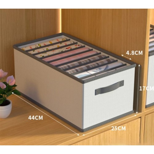 8 Grid Jeans Compartment Storage Box