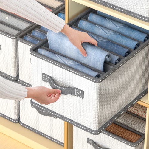 8 Grid Jeans Compartment Storage Box