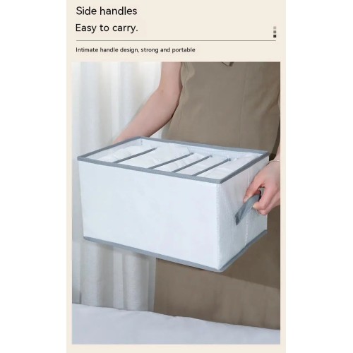 8 Grid Jeans Compartment Storage Box