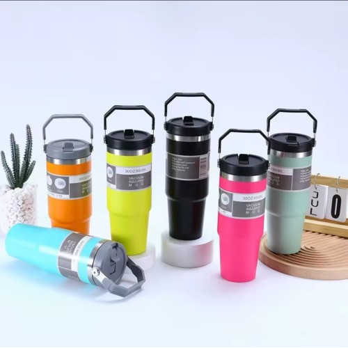890ml Thermal Coffee Cup with Handle – Hot & Cold Vacuum Flask 890ml Thermal Coffee Cup with Handle – Hot & Cold Vacuum Flask