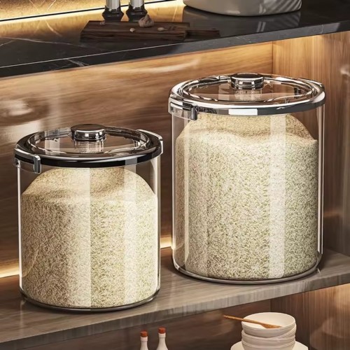 Acrylic Airtight Rice Bucket