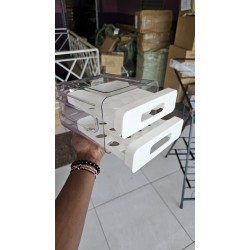 Acrylic Egg Storage Box – Double Layered, Stackable Egg Tray