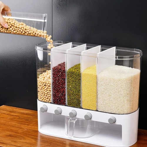 Acrylic Rice/Cereal Dispenser Acrylic Rice/Cereal Dispenser