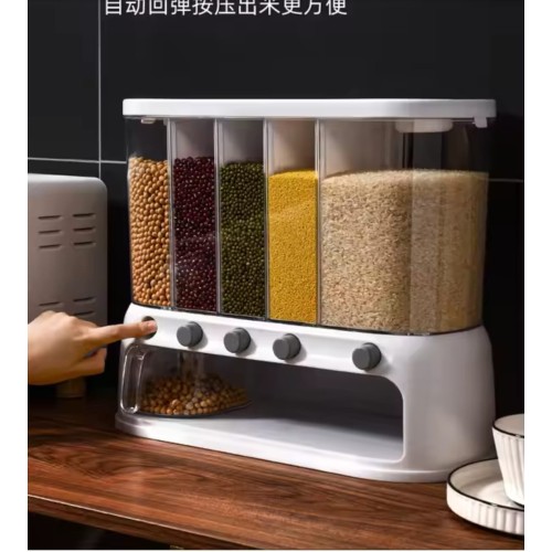 Acrylic Rice/Cereal Dispenser Acrylic Rice/Cereal Dispenser