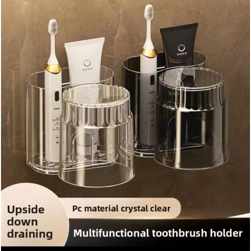 Acrylic Toothbrush Holder + Gargle Cup Acrylic Toothbrush Holder + Gargle Cup