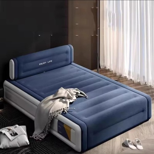 Big Size Inflatable Air Bed with Headrest – 5x6 Ft