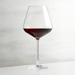 Burgundy Tulip-Shaped Wine Glass