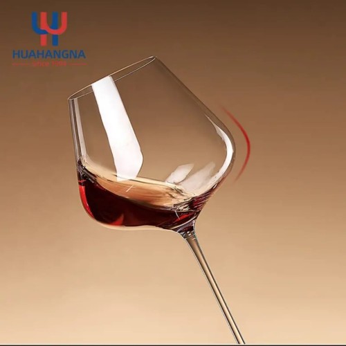 Burgundy Tulip-Shaped Wine Glass
