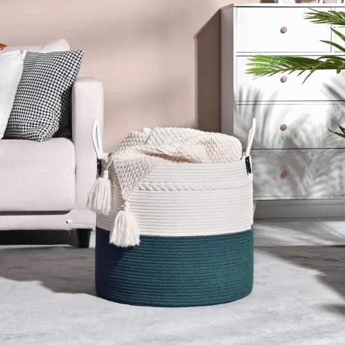 Cotton Rope Basket Cotton Rope Basket