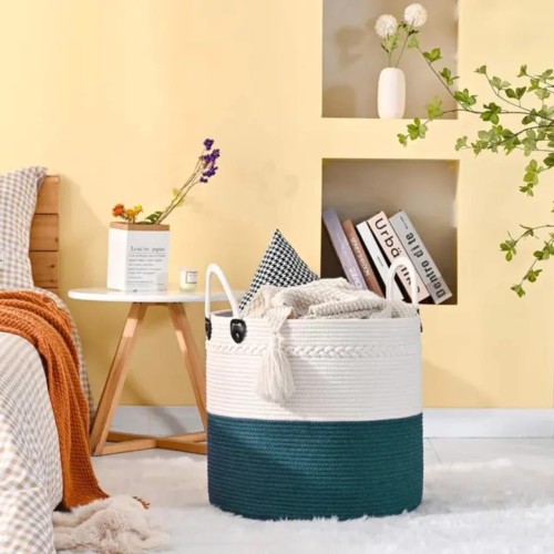 Cotton Rope Basket Cotton Rope Basket
