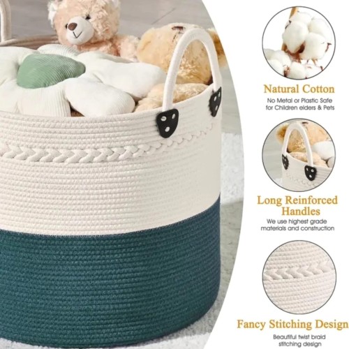 Cotton Rope Basket Cotton Rope Basket