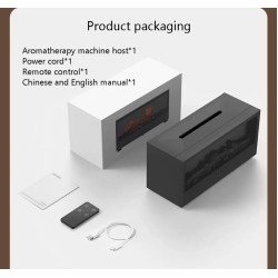 Dynamic Flame Fireplace Diffuser & Cool Mist Humidifier