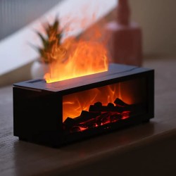 Dynamic Flame Fireplace Diffuser & Cool Mist Humidifier Dynamic Flame Fireplace Diffuser & Cool Mist Humidifier