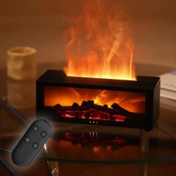 Dynamic Flame Fireplace Diffuser & Cool Mist Humidifier