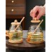Glass Honey Storage Jar with Wooden Lid
