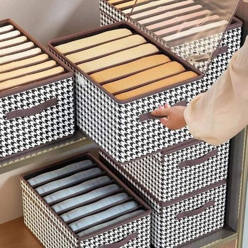 7-Grid Wardrobe Clothes Organizer