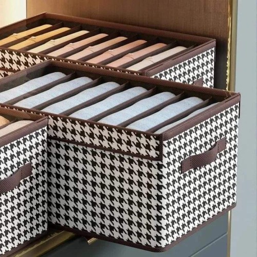 7-Grid Wardrobe Clothes Organizer