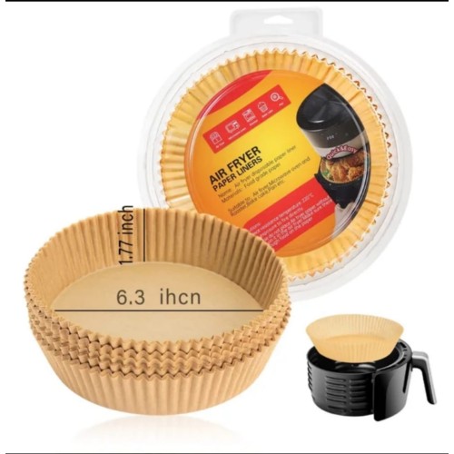 Disposable Round Air Fryer Liners – 25pcs