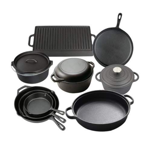 Preseasoned Cast Iron Cookware Set – 12 Pieces Preseasoned Cast Iron Cookware Set – 12 Pieces