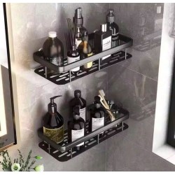 2pcs Aluminum Alloy Rectangular Shelf