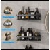 2pcs Aluminum Alloy Rectangular Shelf