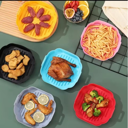 Square Silicone Air Fryer Liners