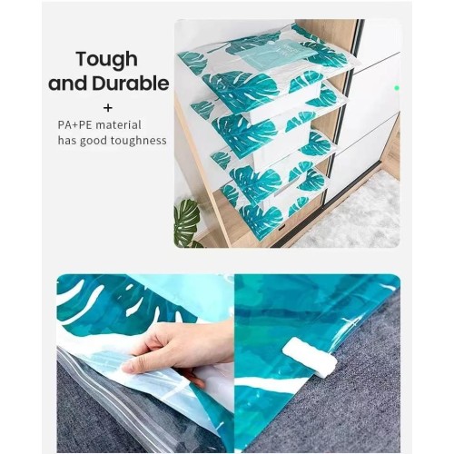 10Pcs Vacuum Compression Storage Bags Set with Electric Pump