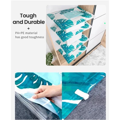 10Pcs Vacuum Compression Storage Bags Set with Electric Pump