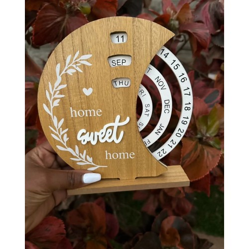Wooden Perpetual Calendar
