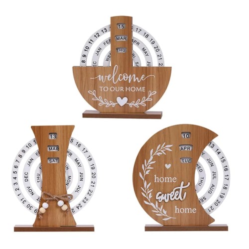 Wooden Perpetual Calendar