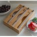 Bamboo Wrap Dispenser with Cutter – 3 Layer Bamboo Wrap Dispenser with Cutter – 3 Layer