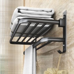 Bathroom Wall Mounted Towel Rack