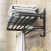 Bathroom Wall-Mounted Double Layer Towel Rack – 60cm