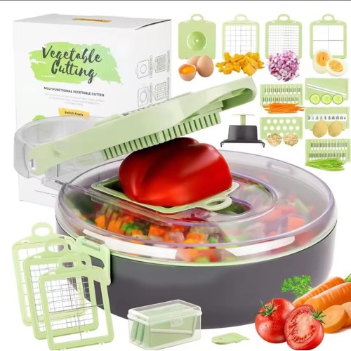 Multi-Functional 9-in-1 Vegetable Chopper & Cutter Multi-Functional 9-in-1 Vegetable Chopper & Cutter