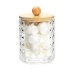Diamond Acrylic Organizer with Bamboo Lid