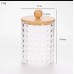 Diamond Acrylic Organizer with Bamboo Lid