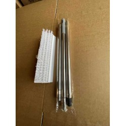 2 in 1 Floor Brush Scrubber – Long Handle & Squeegee