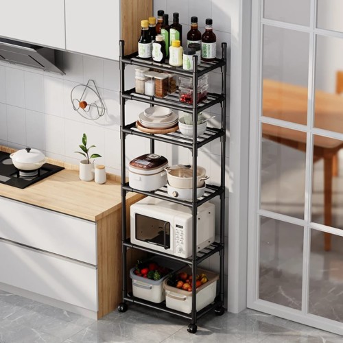 Multipurpose Kitchen Storage Rack with Wheels Multipurpose Kitchen Storage Rack with Wheels