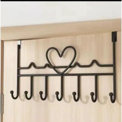7 Hook Over the Door Hanger – Heavy Duty Steel 7 Hook Over the Door Hanger – Heavy Duty Steel