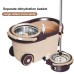 360° Spin Mop with Bucket – Stainless Steel Basket