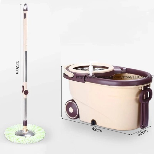 360° Spin Mop with Bucket – Stainless Steel Basket 360° Spin Mop with Bucket – Stainless Steel Basket