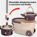 360° Spin Mop with Bucket – Stainless Steel Basket