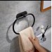 Self-Adhesive Towel Ring – Black & Silver Self-Adhesive Towel Ring – Black & Silver