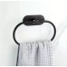 Self-Adhesive Towel Ring – Black & Silver Self-Adhesive Towel Ring – Black & Silver